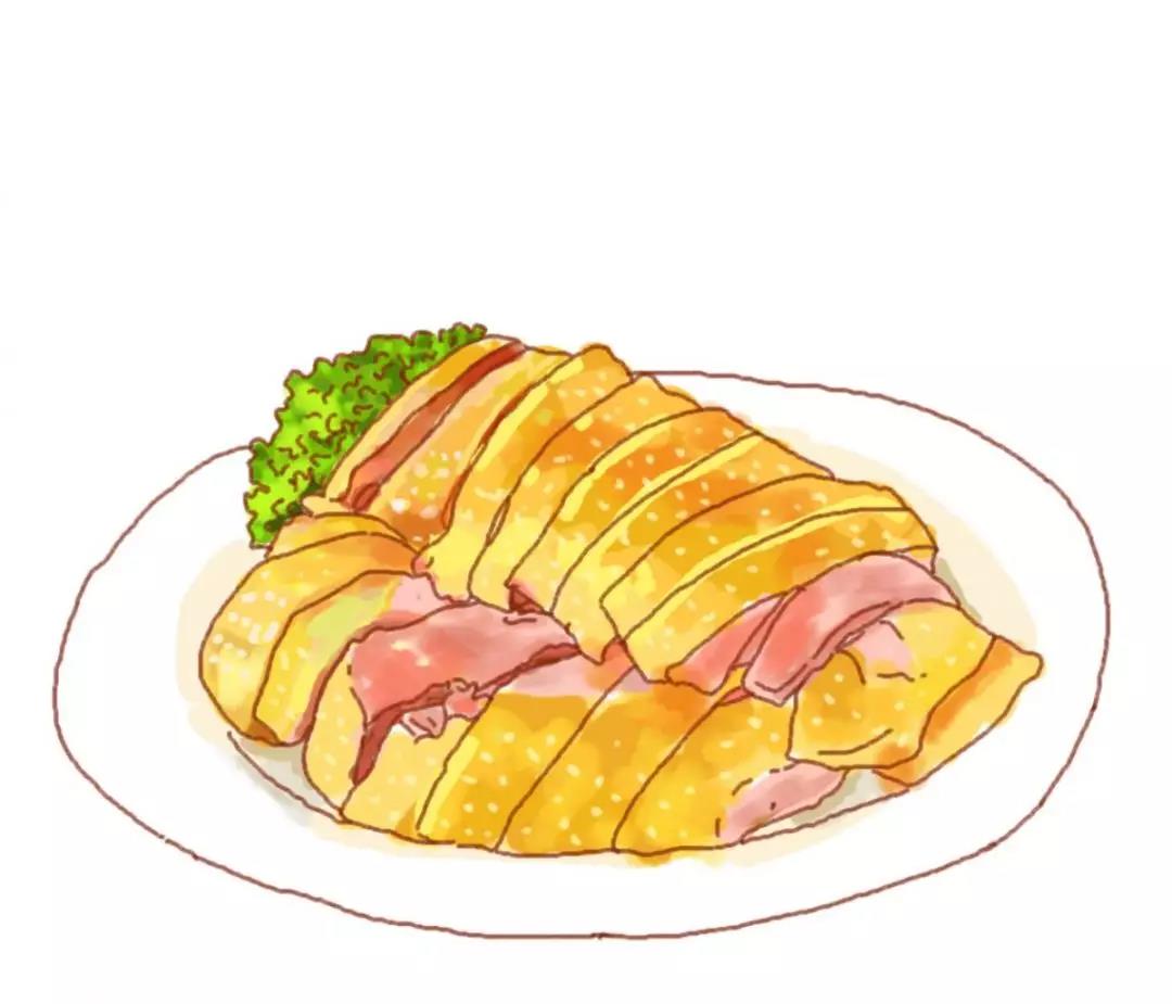 手绘版崇明美食,笔笔都是冬日里的期盼!_上海国际人才